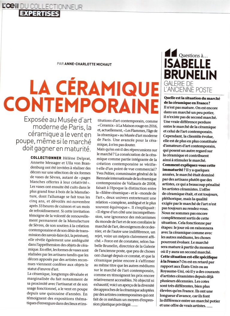 L&rsquo;Œil – décembre 2021