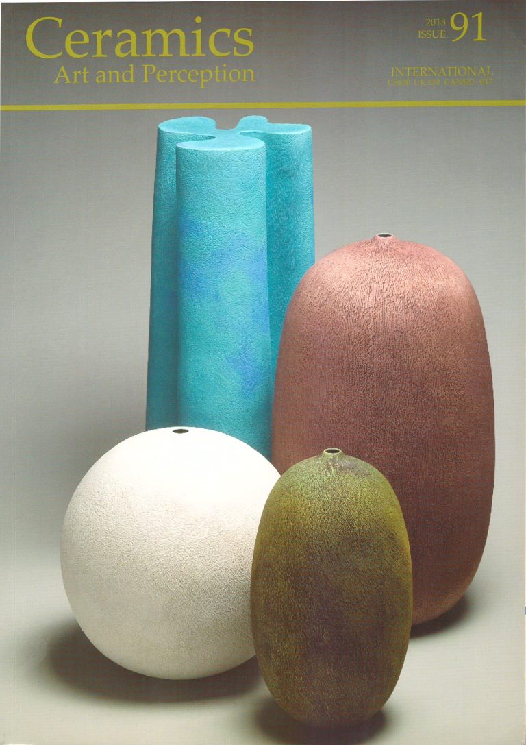 Ceramics Art and Perceptions – juillet 2013