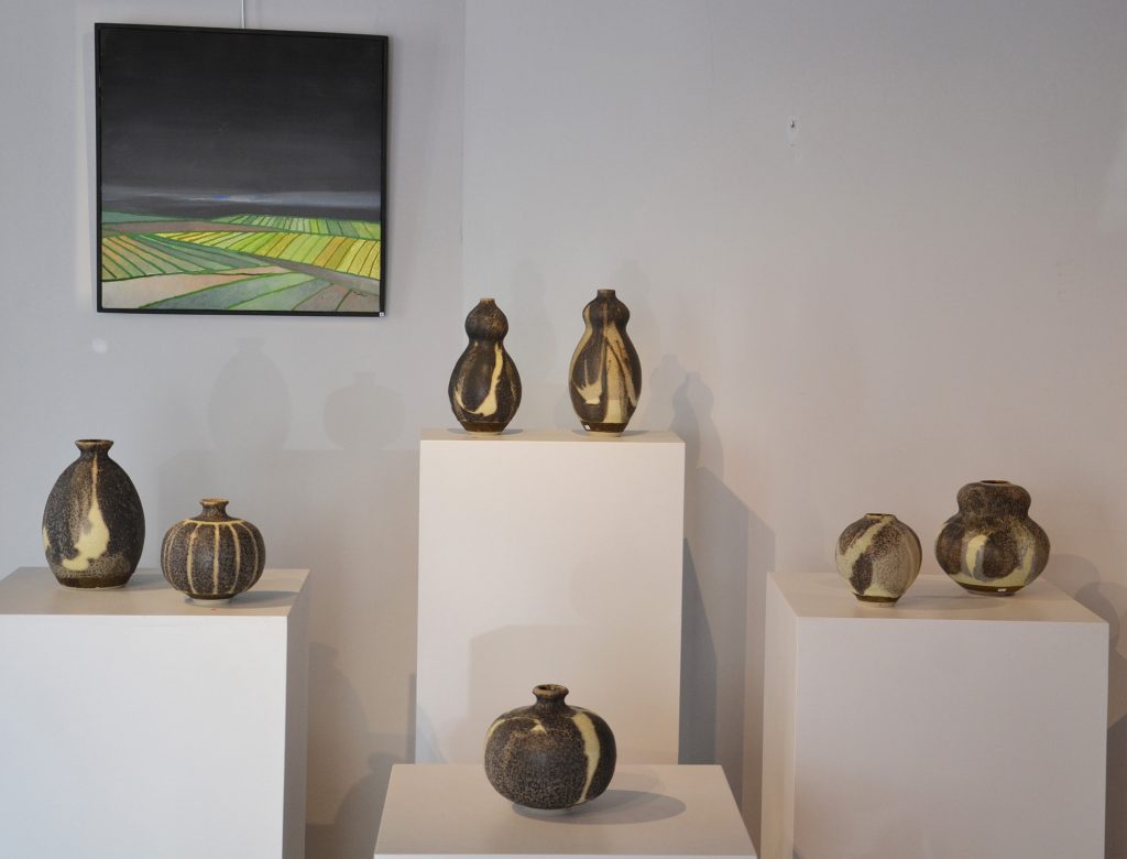 Daniel de Montmollin - grès émaillé - émail de cuivre