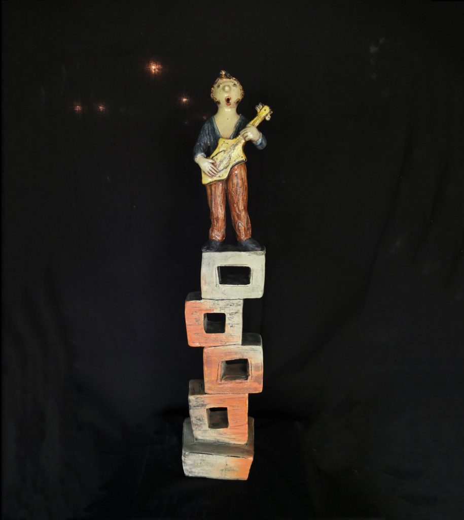 Marie-Pierre Méheust -terre vernissée - sculpture céramique - Galerie de l'Ancienne Poste