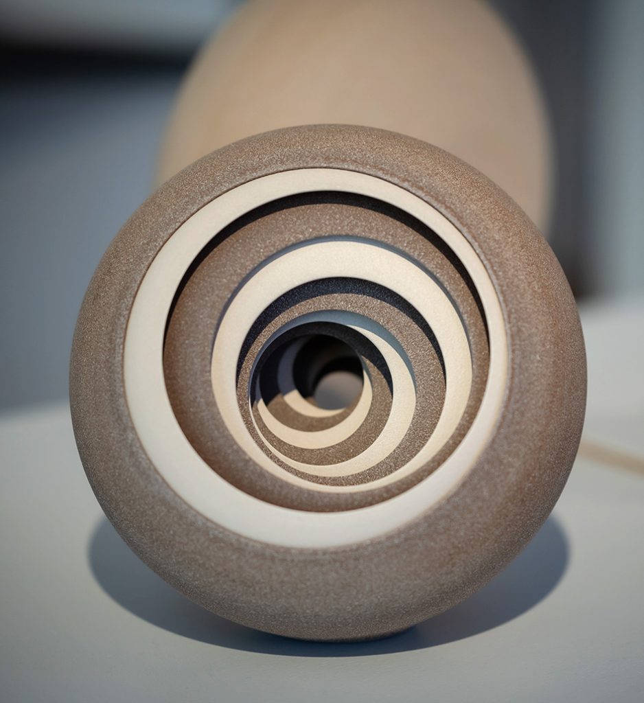 Matthew Chambers ceramic sculpture 2024 - stoneware sculpture - contemporary British sculptor
