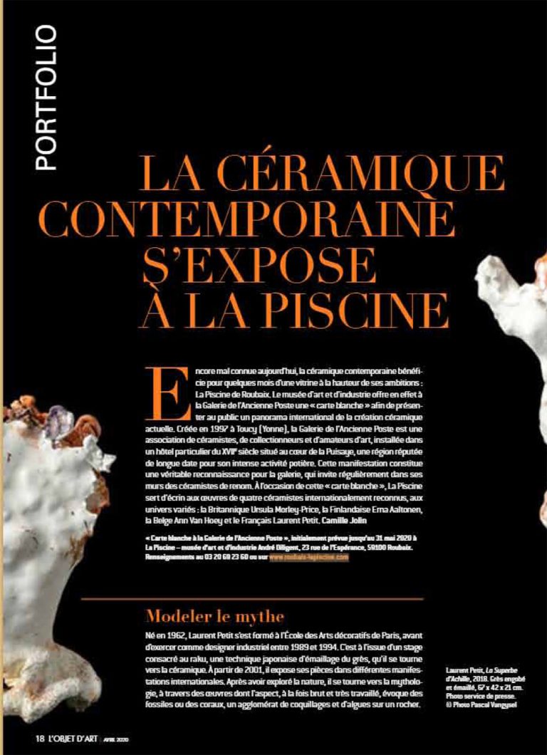 L&rsquo;Objet d&rsquo;Art – avril 2020