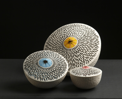 martha Pachon Rodriguez - porcelaine émaillée - sculpture céramique - galerie céramique.
