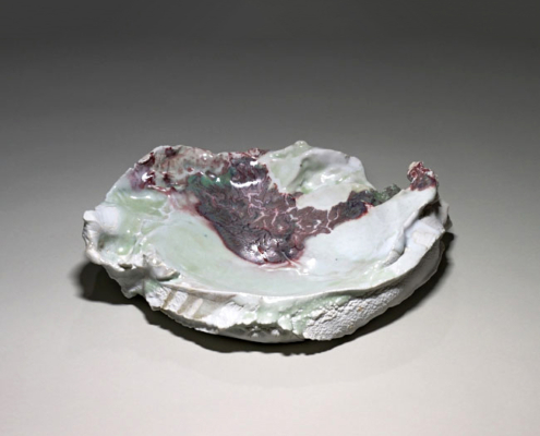Agathe Larpent. Creuset Porcelaine rosé 2013. Dim. 35 x 30 x 11 cm.