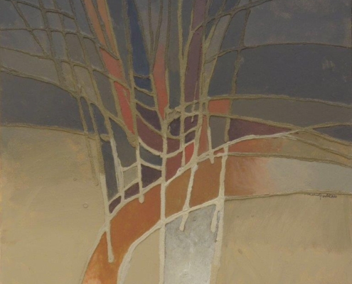 Marcel Poulet - Galerie de l'Ancienne Poste -Peinture à l'ocre et pigments 2010