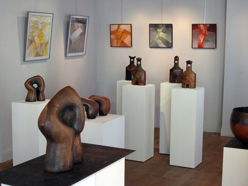 Exposition Brigitte Marionneau - Marcel poulet - galerie de l'Ancienne Poste -2008