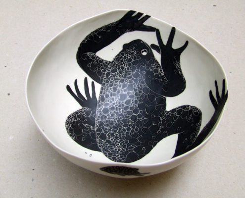 Simone Perrotte - céramique contemporaine - porcelaine gravée