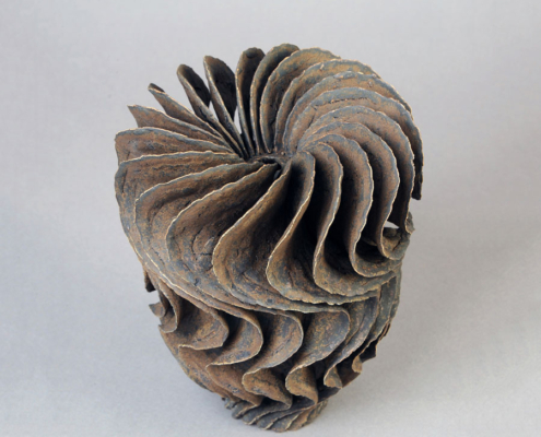 Exposition Ursula Morley-Price - Galerie de l'Ancienne Poste - Brown Wip Twist Form