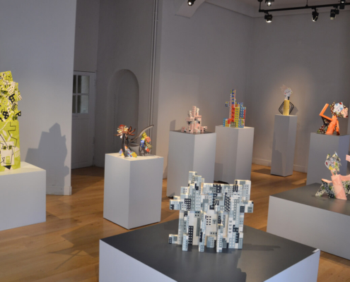 Exposition de céramiques contemporaines à la galerie de Toucy