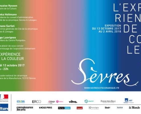 Sèvres cité de la céramique - exposition l'experience de la couleur - exposition à Sévres - musée de Sèvres