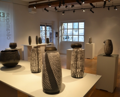 David Roberts exhibition - David Robert ceramic - David Roberts work - David Roberts raku