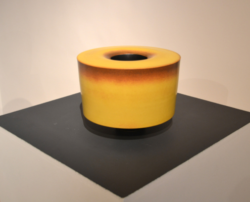 Thomas Bohle - contemporary ceramics - vessel - yellow glaze - ceramics - Thomas Bohle works