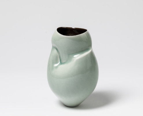 Sara Flynn - celadon glaze - contemporary ceramics - Sara Flynn exhibition - Sara Flynn gallery - Sara Flynn Porcelain - Sara Flynn ceramic art